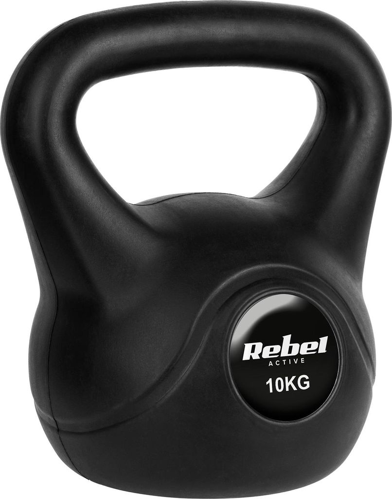 Rebel Active 10kg Kettlebell - Vielseitiges Trainingsgerät