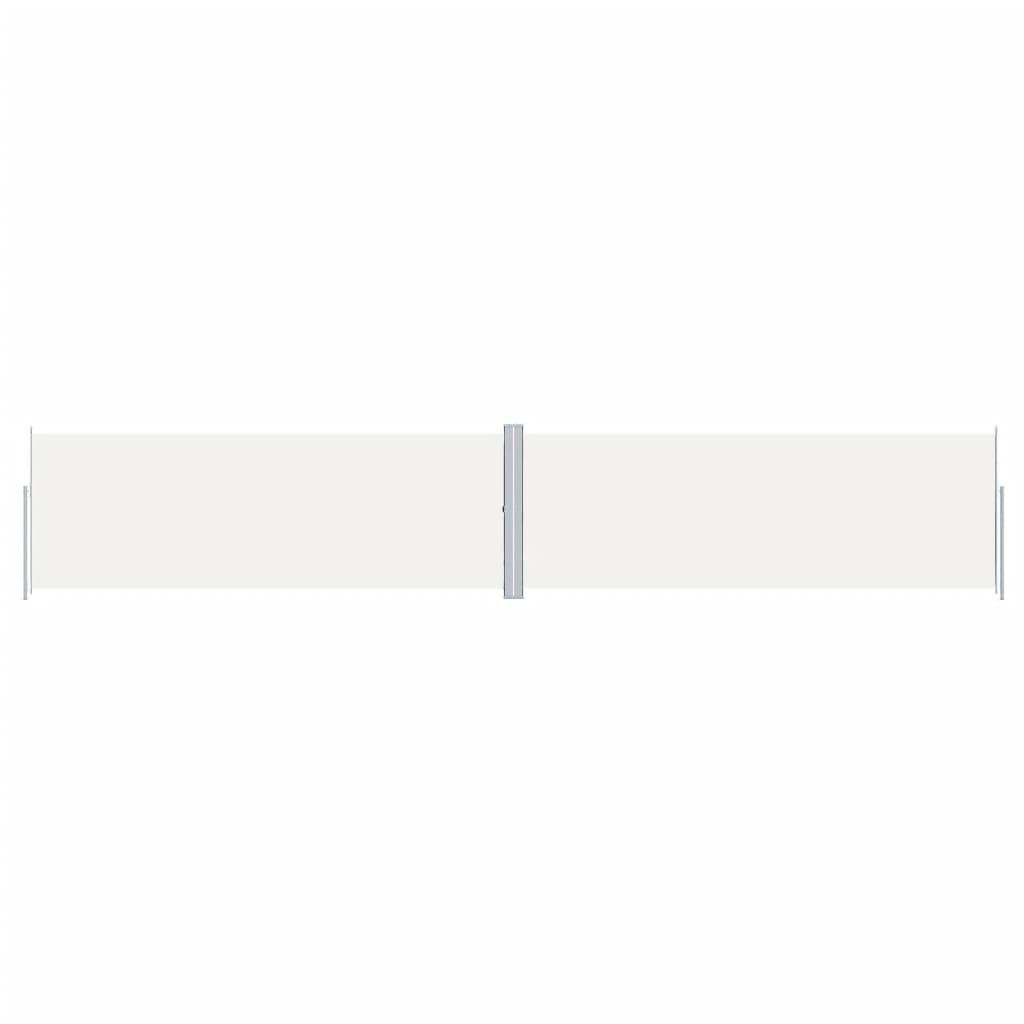 vidaXL Seitenmarkise Ausziehbar Creme 180x1000 cm Produktbild 