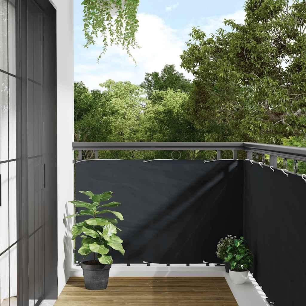 vidaXL Pare-vue balcon Anthracite 90x500 cm Tissu Oxford Image du produit 
