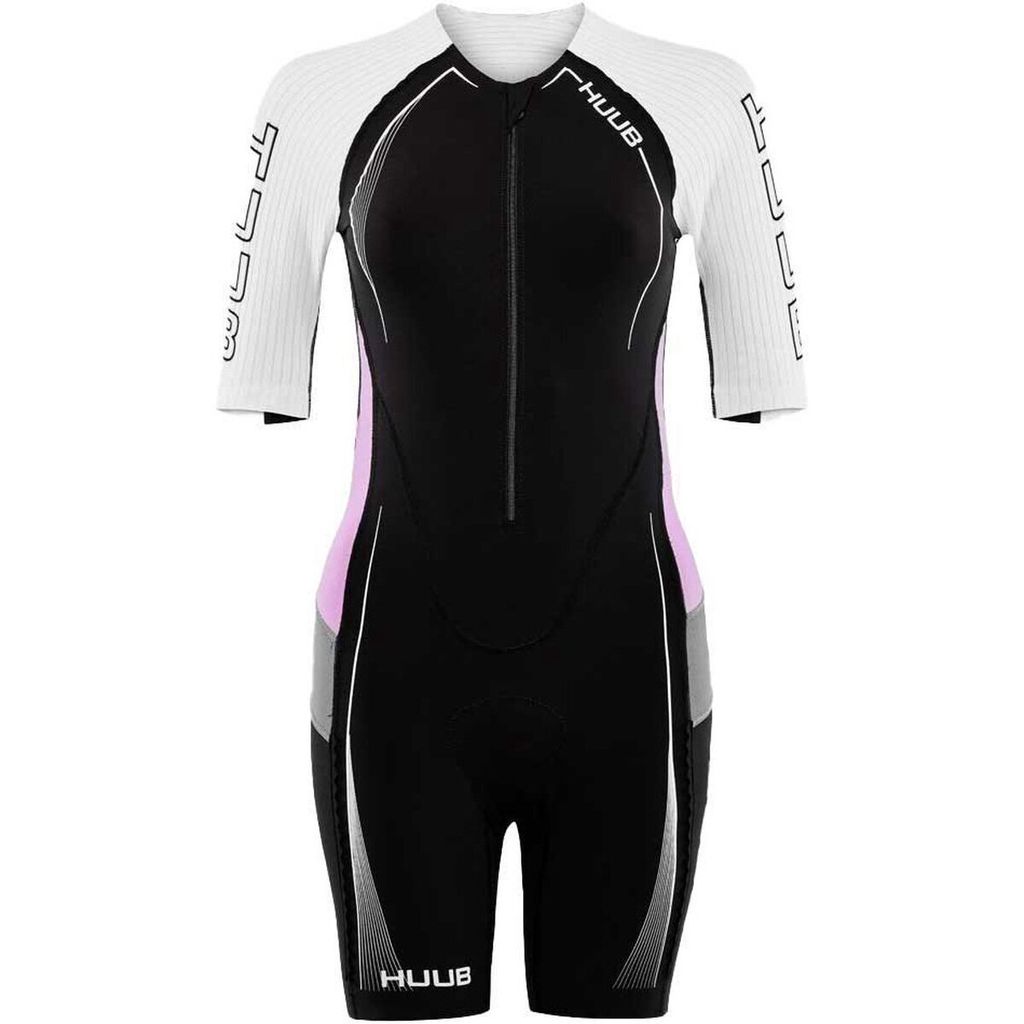 Huub Anemoi 2 Sub22 Fl Kurzarm-trisuit Schwarz M Frau Schwarz M