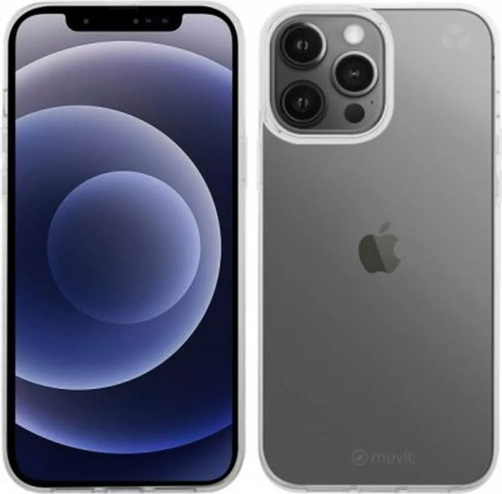 Muvit Cover iPhone 13 Pro: Trasparente, Sottile e Anti-Shock - 5