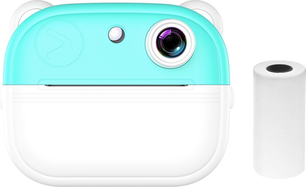 Q9 Kinderkamera, Bluetooth Thermodrucker Fotodrucker, 48MP Rückkamera-Unterstützung, Timer-Aufnahme, Videoaufzeichnung, mit 1 Druckpapier - Blau