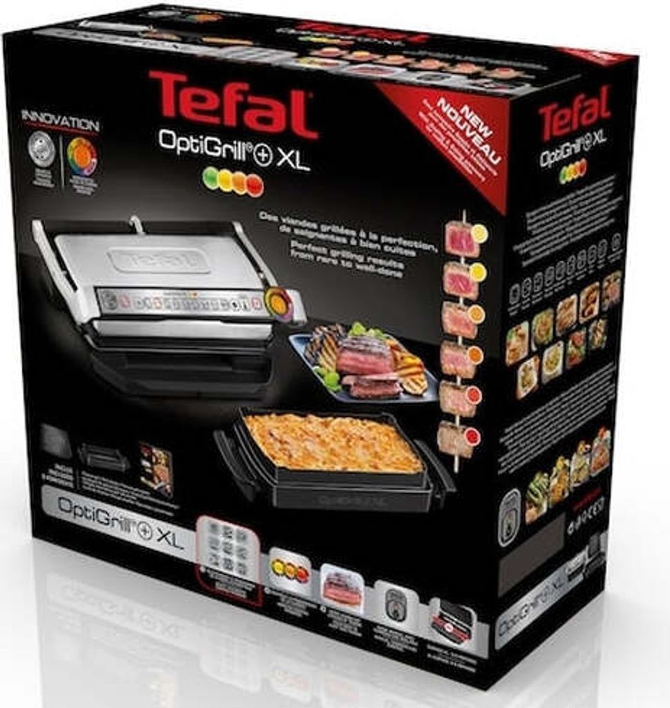 Tefal Optigrill XL GC724D Kontaktgrill edelstahl Produktbild 19
