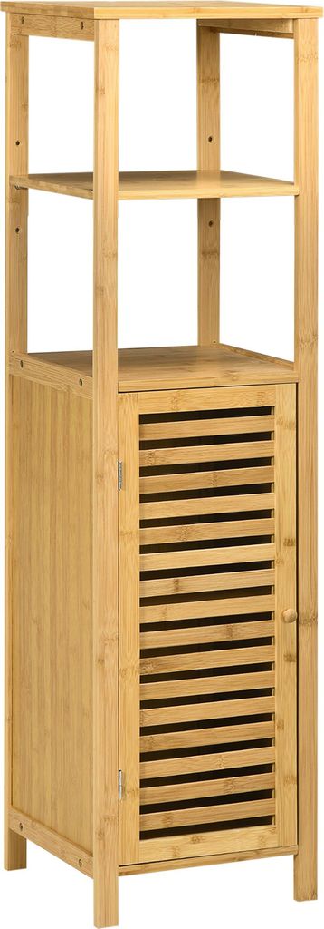 kleankin Badezimmerschrank, Badschrank aus Bambus, Produktbild 