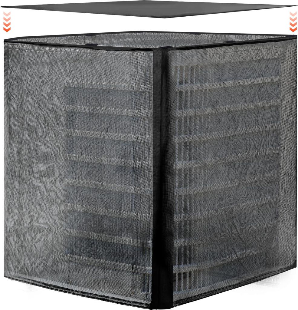 VEVOR Klimaanlagenabdeckung, 711 x 711 x 812 mm, Schutzabdeckung für Klimaanlage, zweilagig, abnehmbares Dach, wasserdichtes Polyester, universell...
