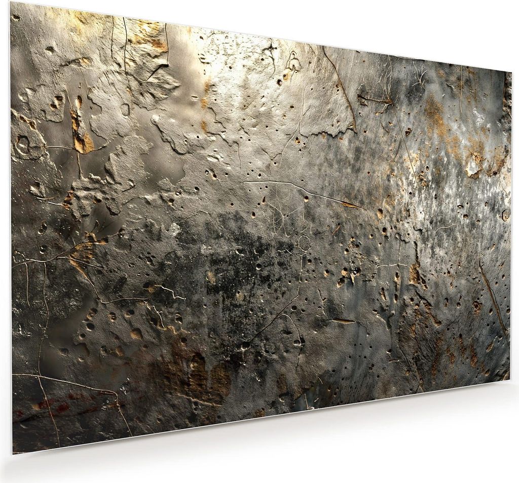 Glasbild 90x60cm in XXL für Wohnzimmer, Schlafzimmer Motiv Abstrakte Oberfläche