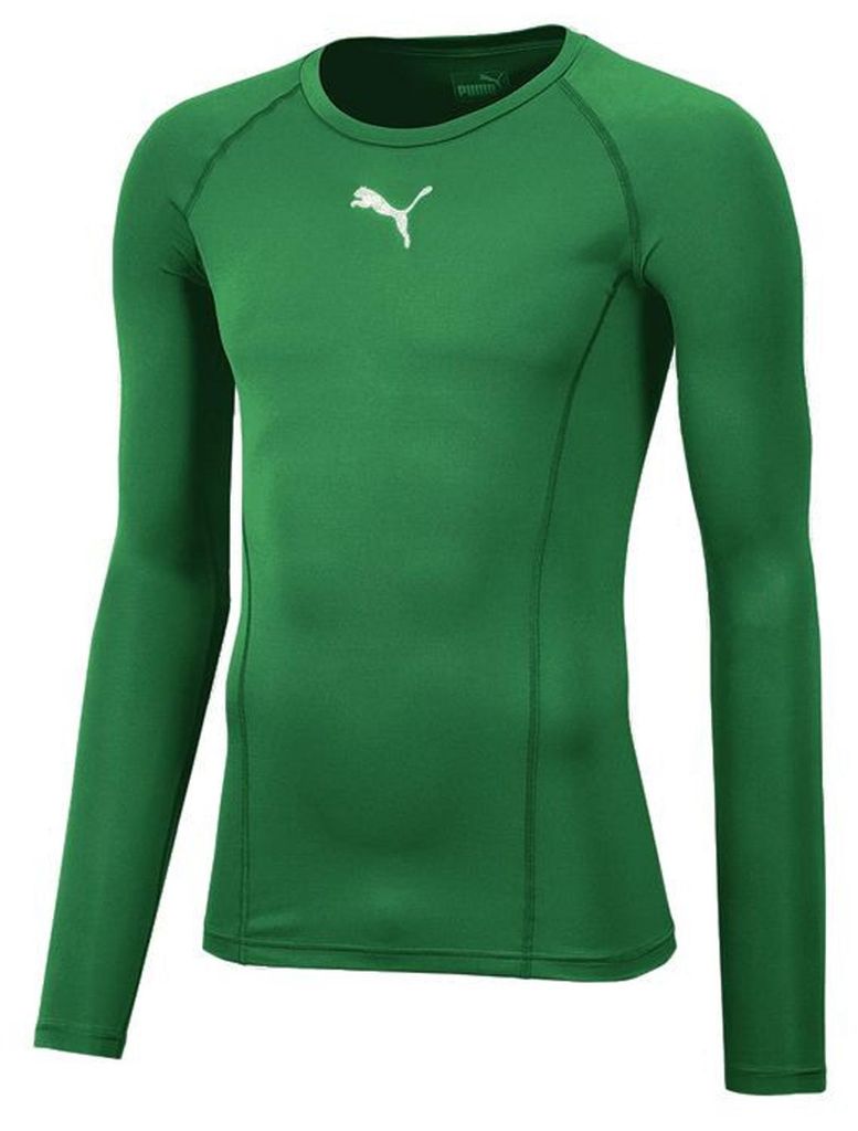 Puma - "Liga" Base Layer Oberteil für Herren Langärmlig MR2232 (L) (Grün)