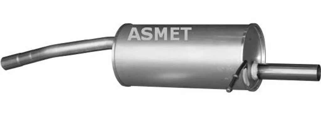 Silencieux arrière ASMET 10116 haute résistance OE 8200906499 Fixe