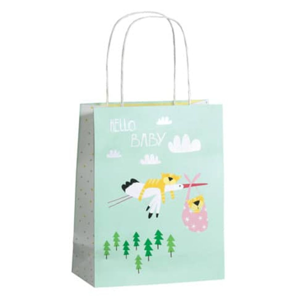Baby - Geburt - Freudiges Ereignis - Geschenktasche Midi/Medium - B18 x T9 x H23cm - 2024