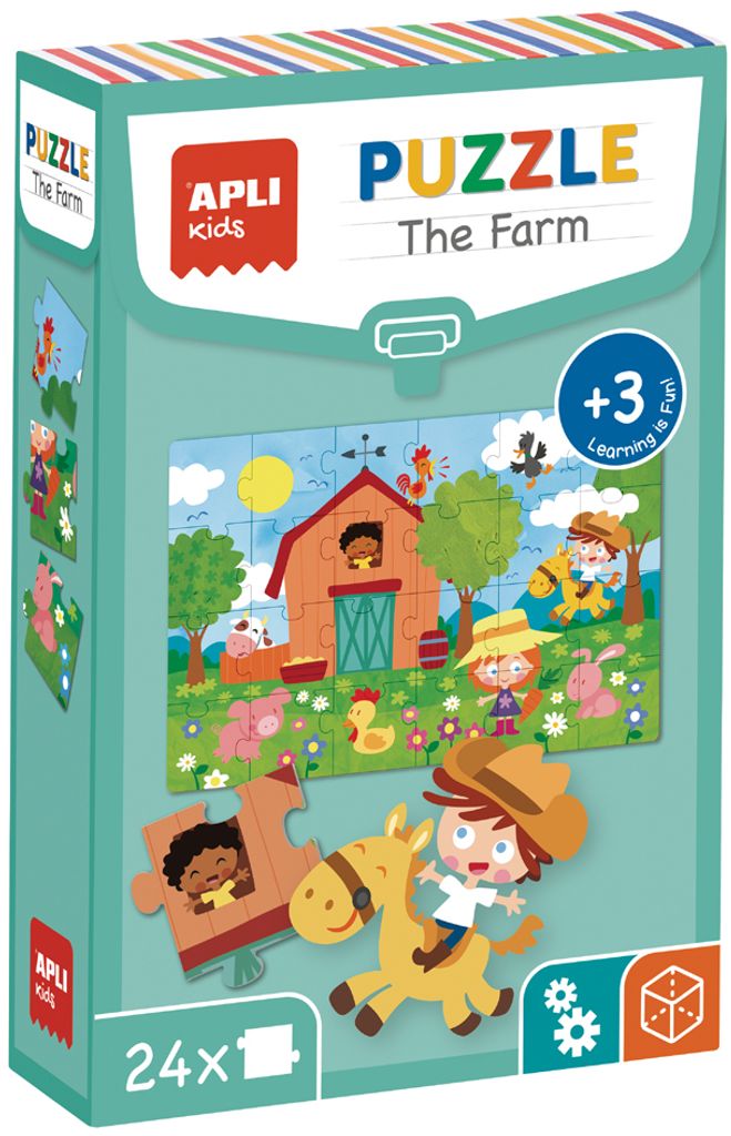 agipa Lernpuzzle "The Farm" 24 Teile