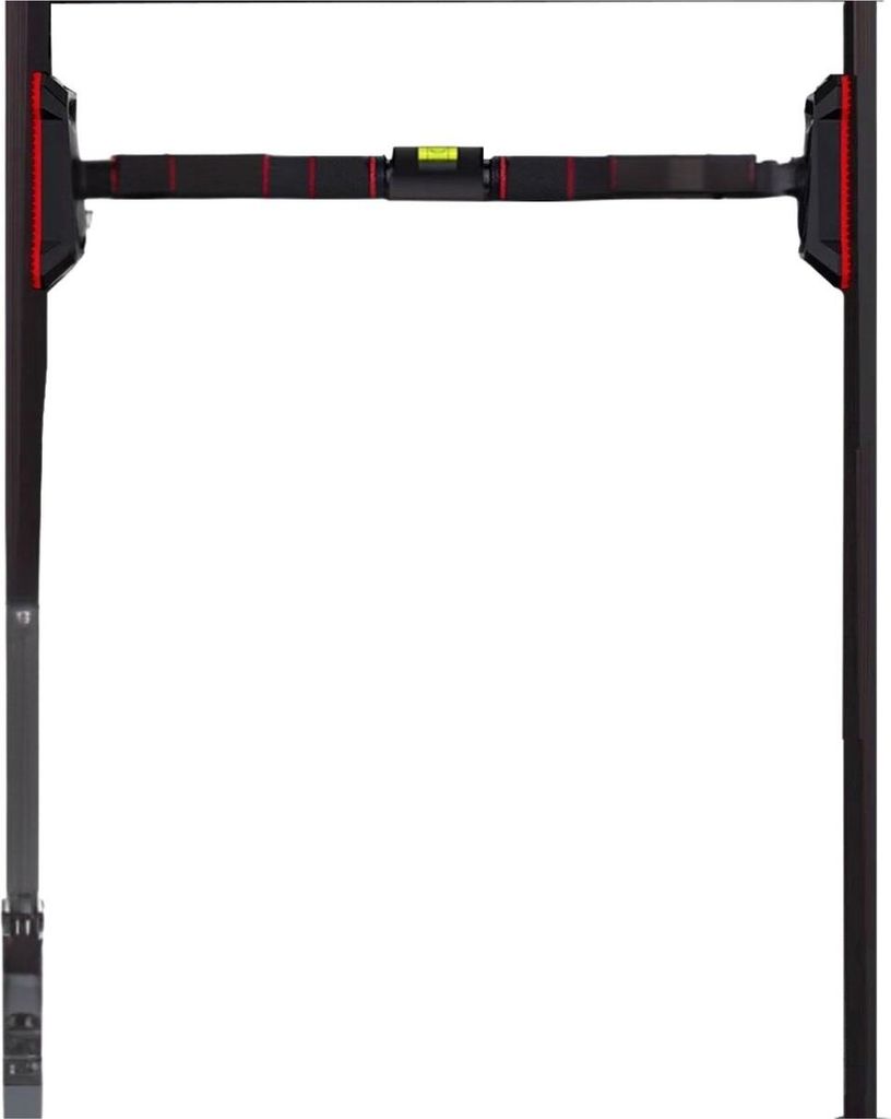 Verstellbare Klimmzugstange für Türrahmen – Klimmzugstange für Zuhause, Fitness & Gym – Tür-Trainingsstange – Belastbar bis 350 kg