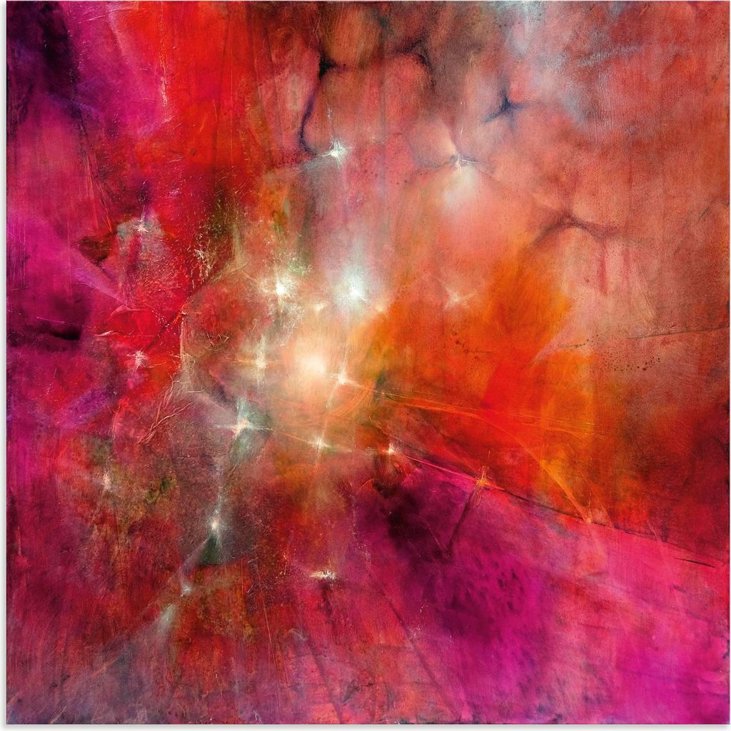 ARTland Wandbild Alu für Innen & Outdoor Colorado - die Sterne über uns Größe: 30x30 cm