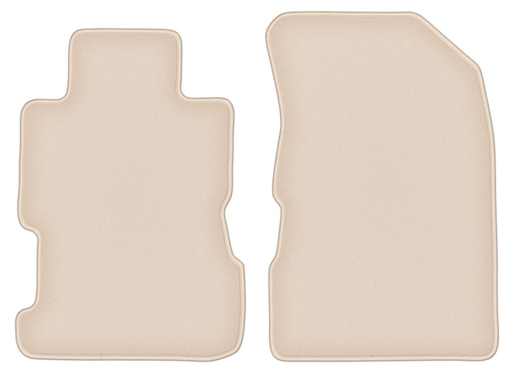 DURBAN Beige Velours-Fußmatten vorne für Honda Civic VII Limousine (2001-2005)