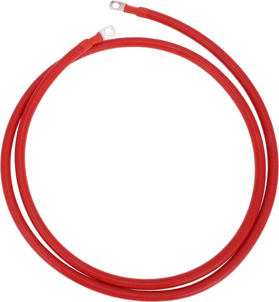 1 Stk. Batterie-Wechselrichterkabel Batteriekabel 5/16" Lug 3 AWG Gauge 6FT Rot Verzinntes Kupfer