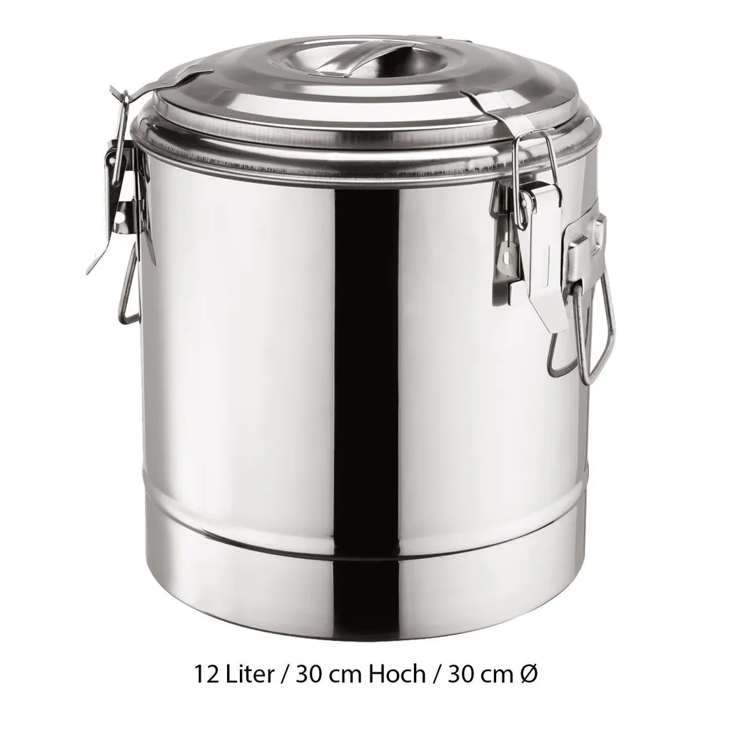 Contenitore Termico TSBES_12 Inox 12L | Thermos Professionale Doppia Parete