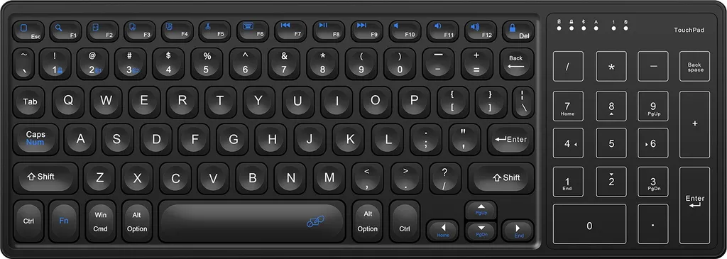 Clavier sans fil pour Smart TV et tablette FZ-BT15 avec pavé tactile