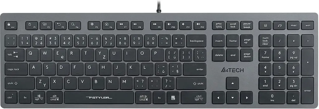 Clavier AZERTY A4Tech Fstyler FX50 Filaire USB - Productivité 100%
