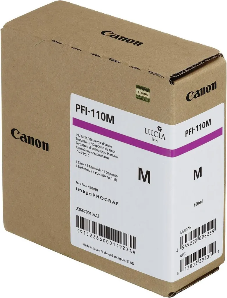 Offerta Canon PFI-110M Magenta 160ml - Inchiostro Plotter Professionale - 3