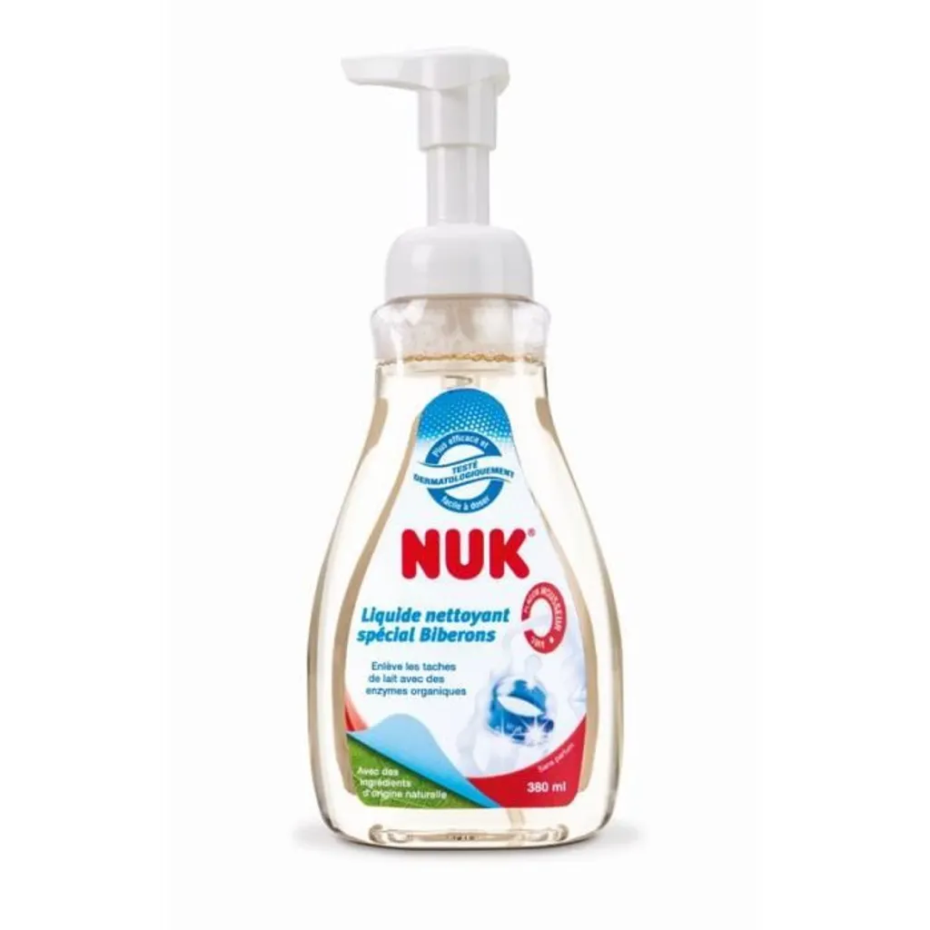 NUK Liquide Vaisselle Biberons et Tétines 500 ml Nettoyant Doux Bébé
