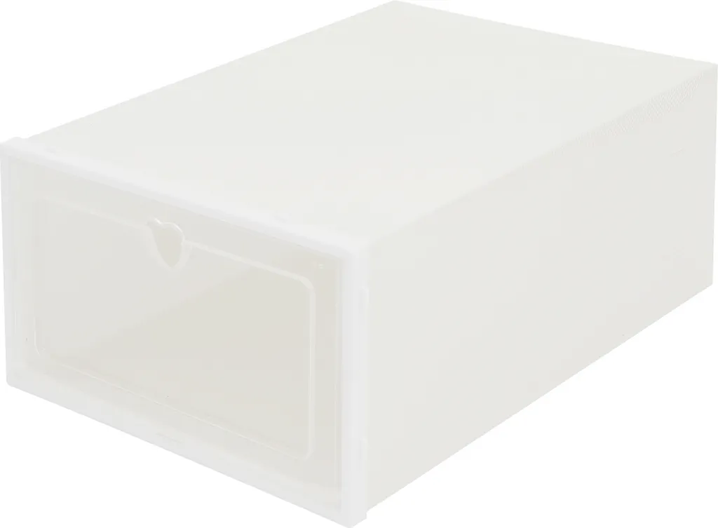 Organisateur de chaussures blanc lot de 24 pour gain de place sous le lit