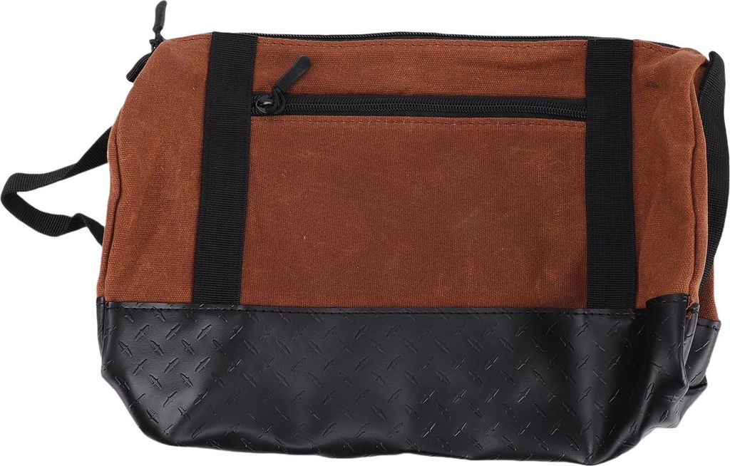 Werkzeugtasche mit breiter öffnung, großem Fassungsvermögen, aus dickem Canvas, Organizer-Tasche für Hammer, Zange, Schraubenschlüssel, Schrau...