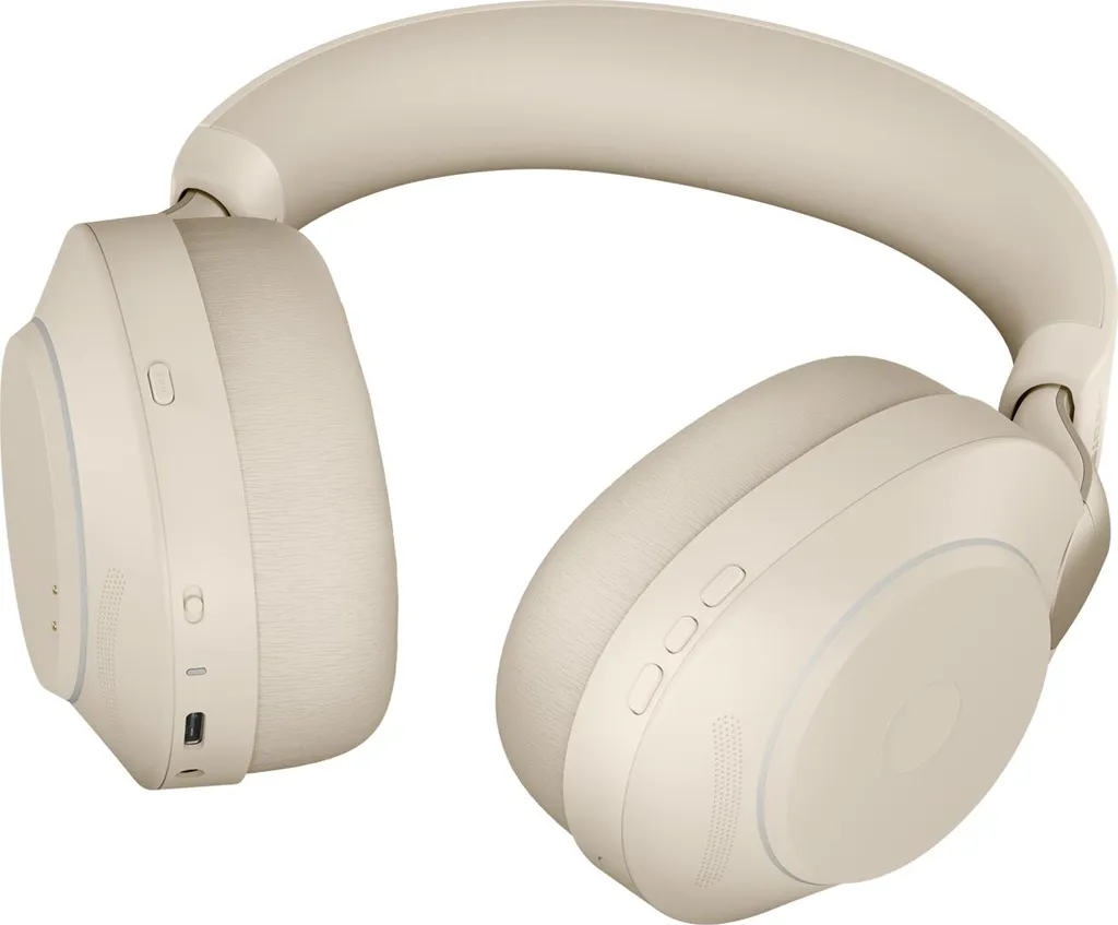 Casque pour centre d'appels Jabra Evolve2 85 beige, confort toute journée