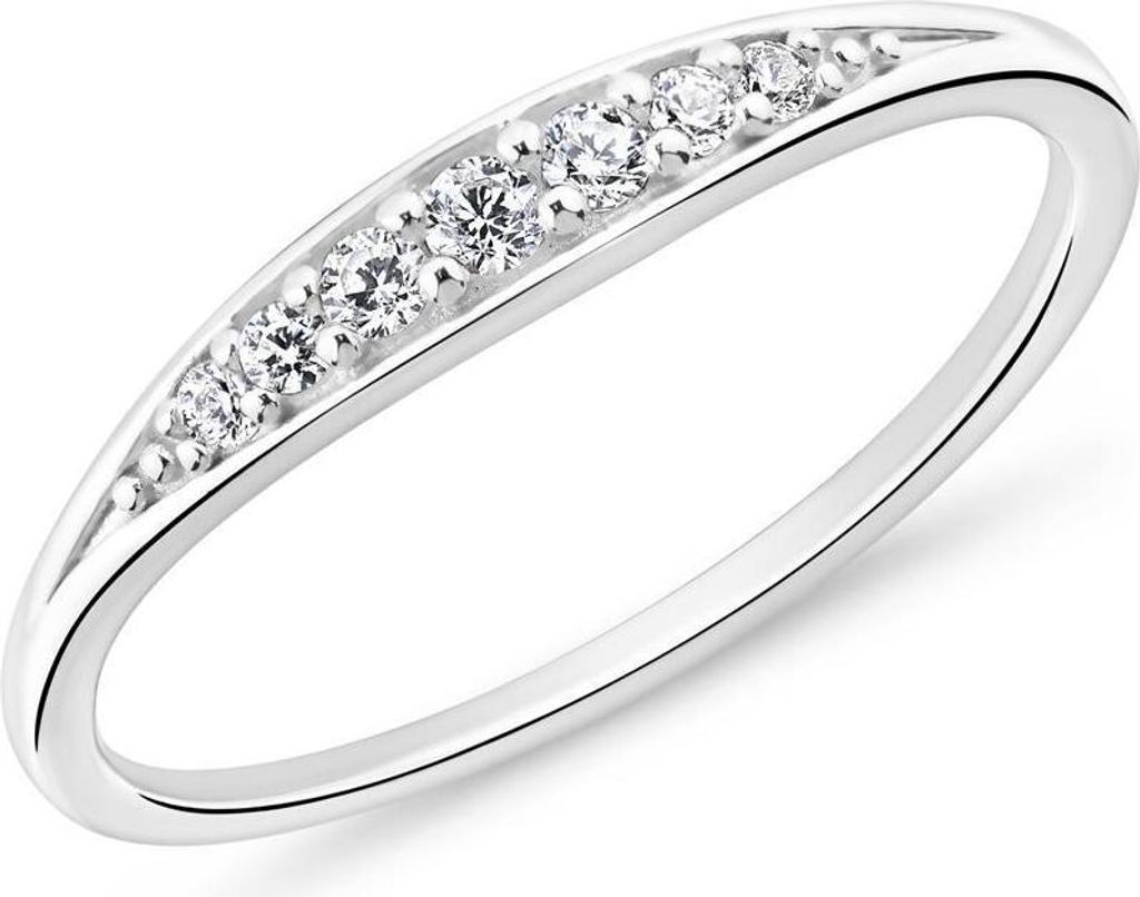 JEWLIX Ring für Damen aus Sterlingsilber mit Zirkonia