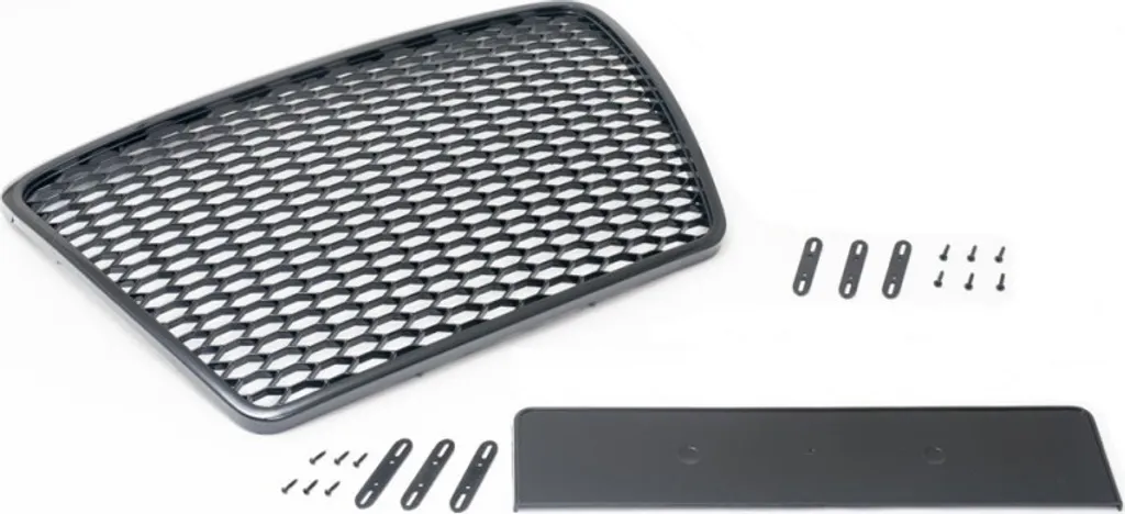 Grille avant nid d'abeille plastique ABS noir résistant pour Audi A6 S6