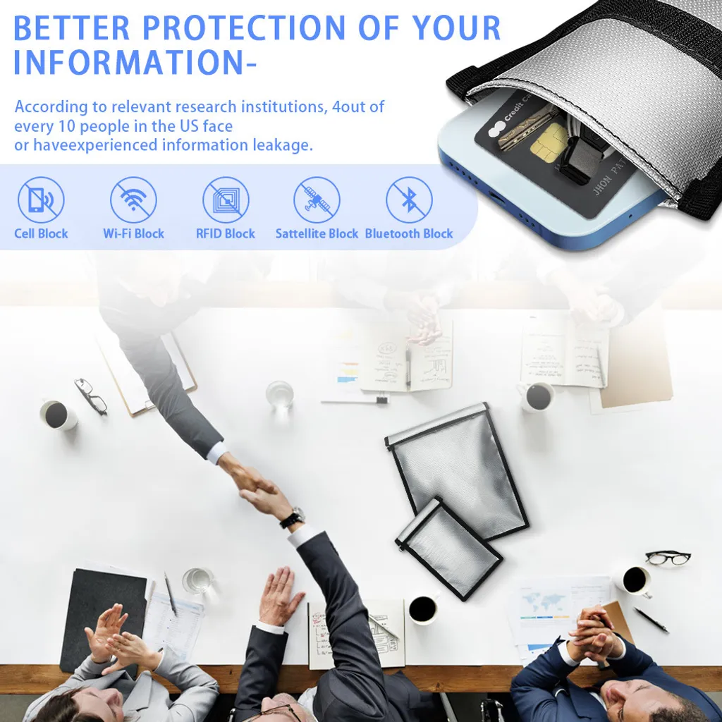 INF Custodia Schermante Faraday: Protezione RFID e Privacy Totale Online - 3