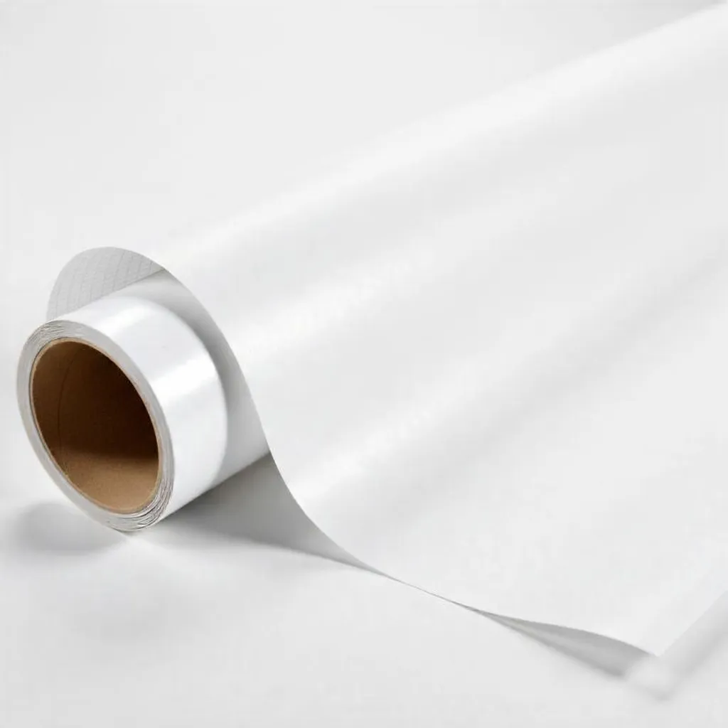 Film Adhésif de Covering Blanc Mat Haute Finition - Rouleau 10m x 152cm
