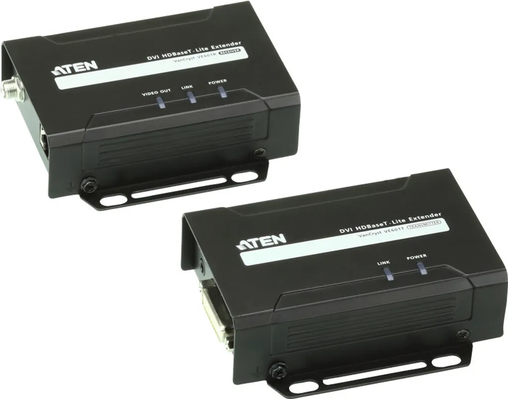 Émetteur DVI HDBaseT-Lite ATEN VE601T pour extension vidéo