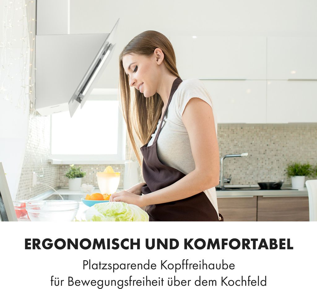 Klarstein Eleonora - Kopffreie Dunstabzugshaube, EEK A++, Produktbild 7