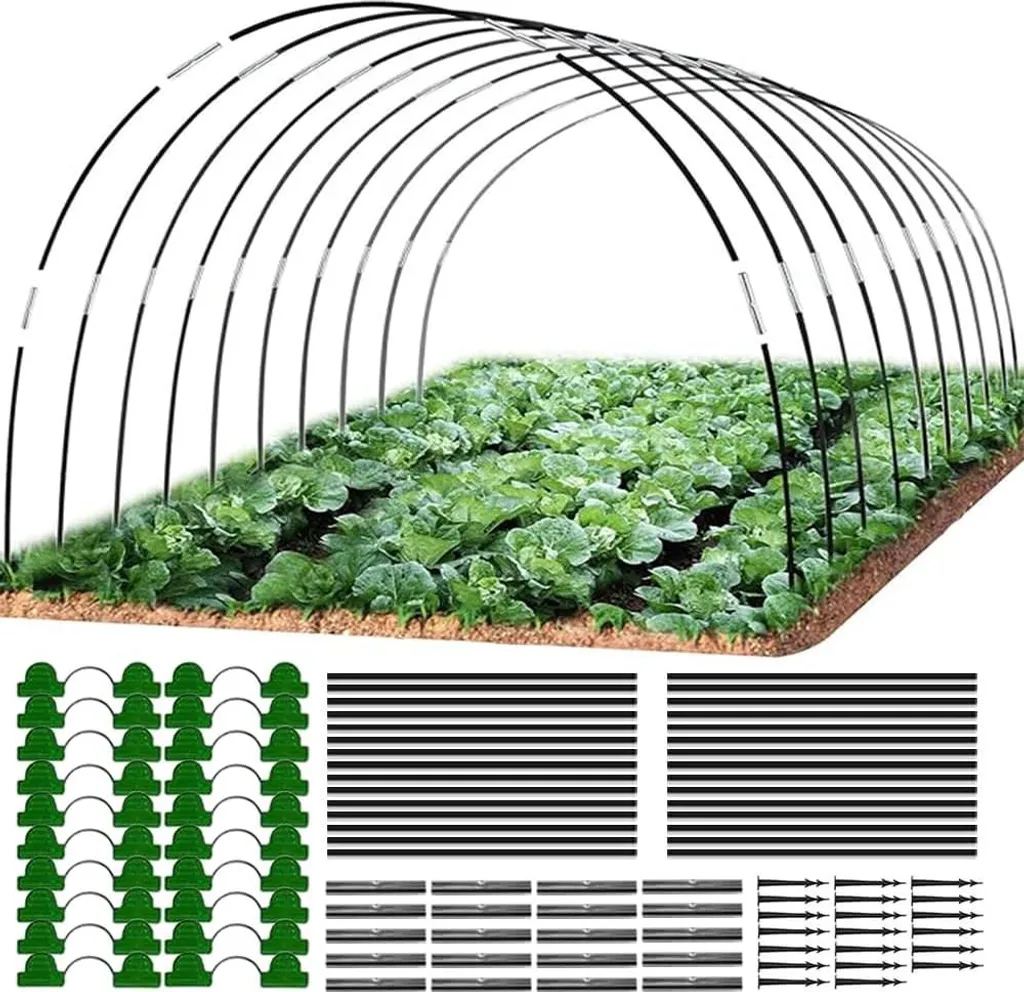 Arceaux de Jardin Résistants en Fibre de Verre pour Films et Tunnels