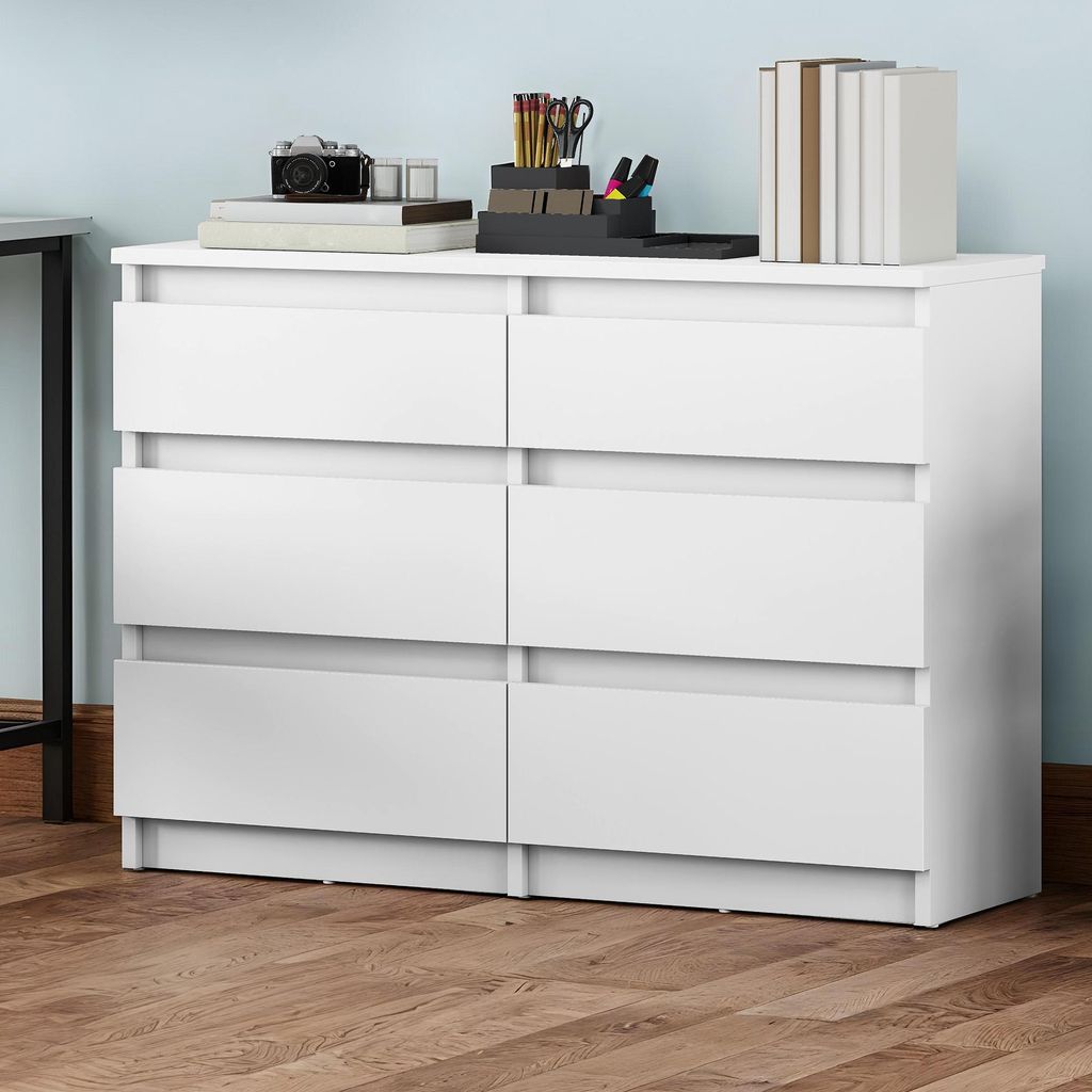 Schubladenschränke,  6 Schubladen mit Laufschienen, Kommode Produktbild 