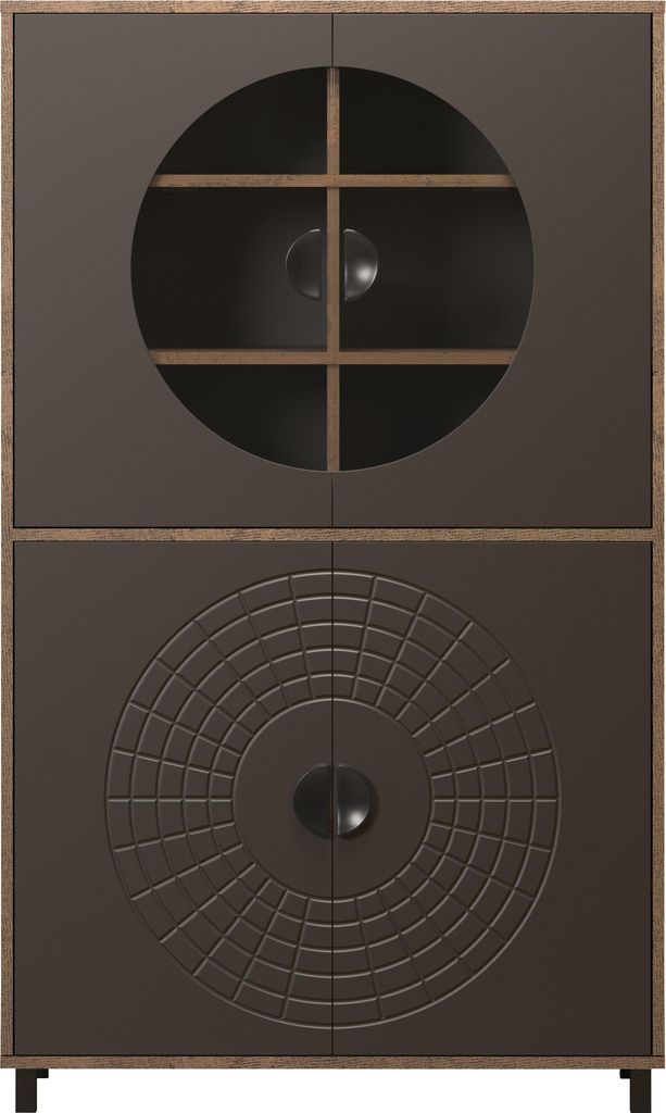 trendteam Wohnen Fusion Highboard, Rostoptik Produktbild 