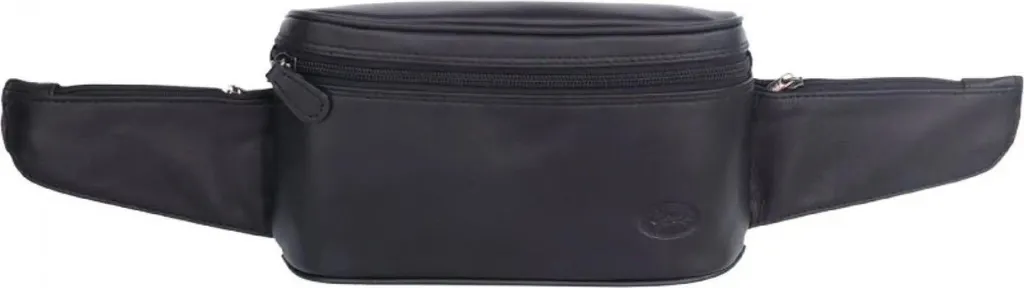 Gardez vos mains libres avec le Sac Banane Cuir Francinel 1381 Noir