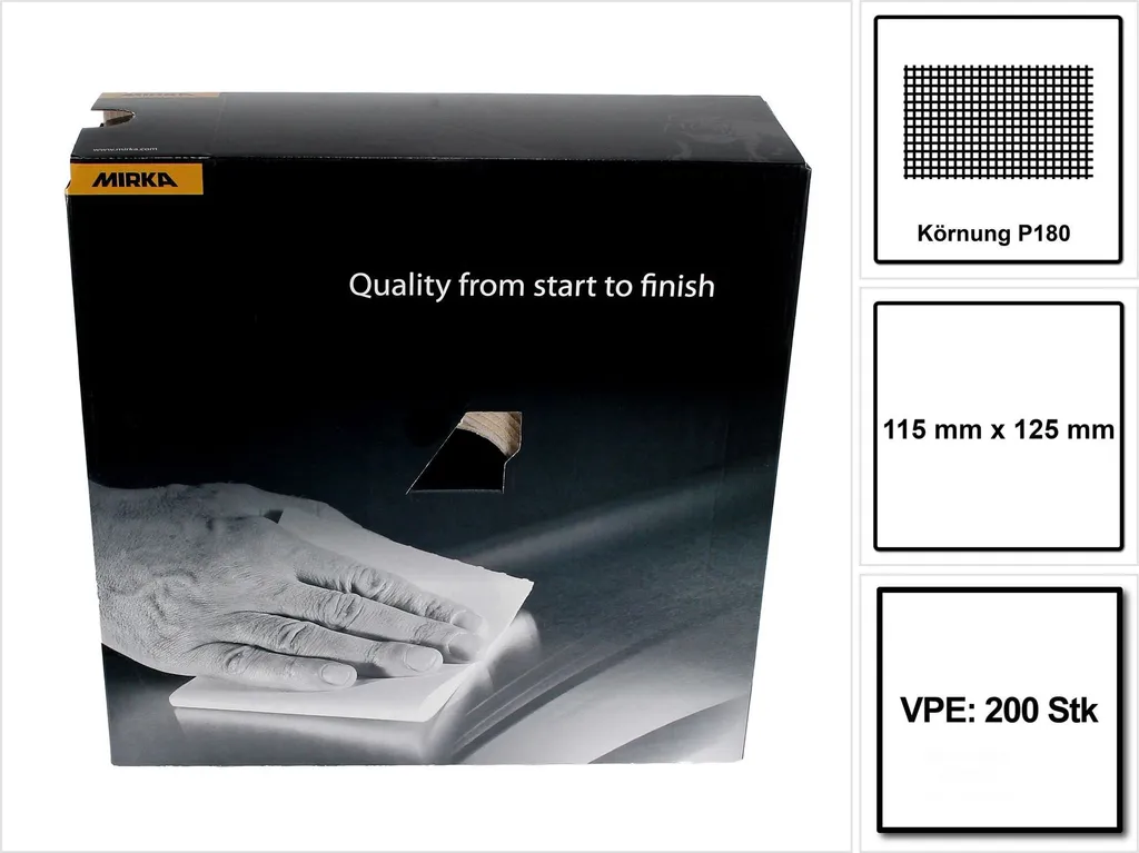 Mirka Goldflex Soft 115X125Mm Rullo perfetto P180