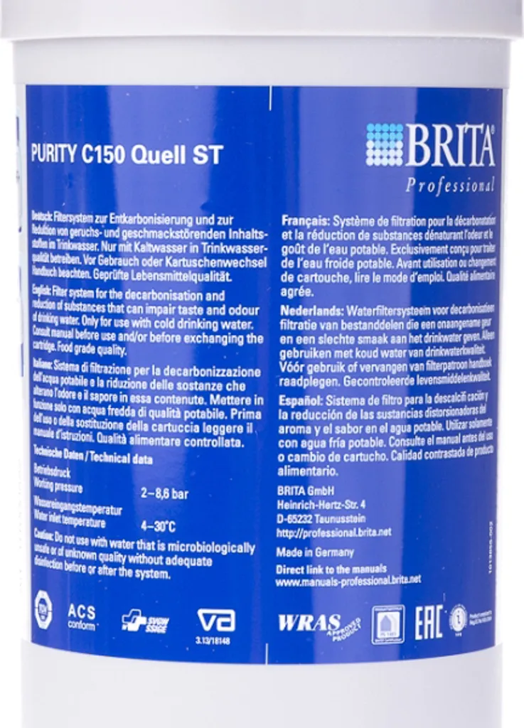 Cartouche BRITA PURITY C150 Source ST pour distributeurs et percolateurs - 3