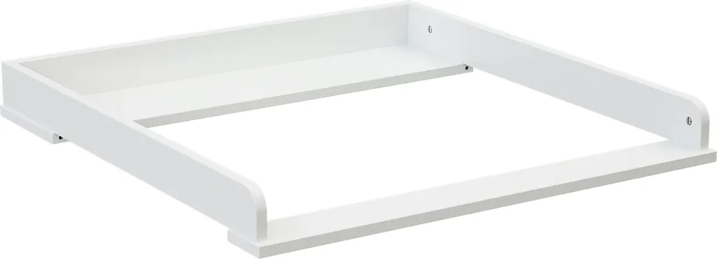 Plan à langer UNO Blanc 71x72,5x8 cm en bois robuste pour bébé Webaby