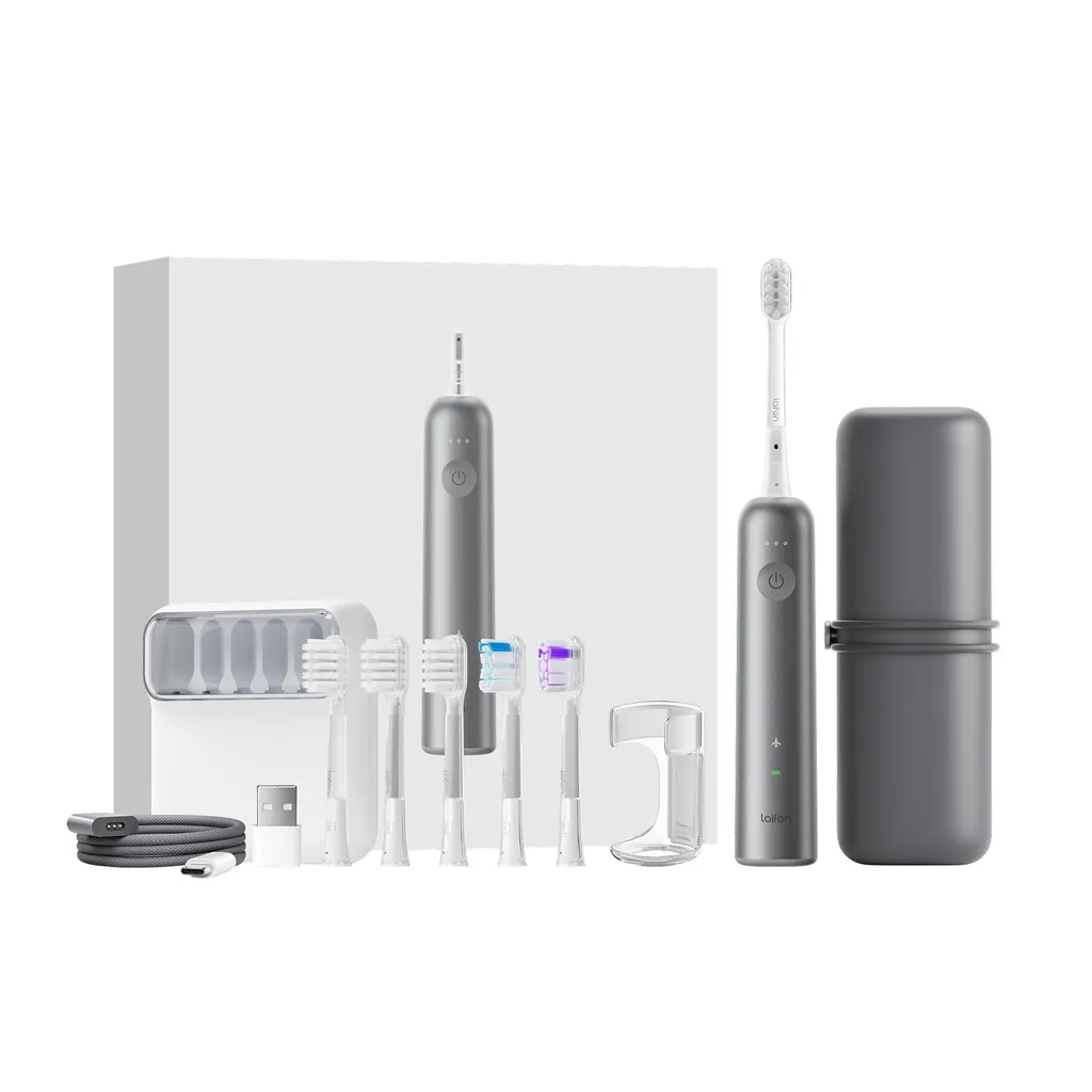 Laifen Wave Brosse à Dents Oscillation 60° en Aluminium Love-Bundle