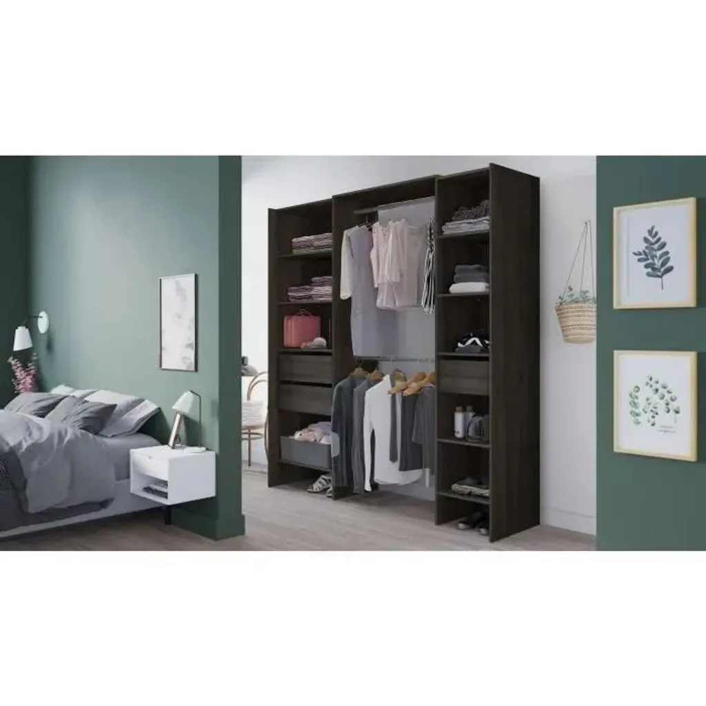Dressing de chambre extensible Miami pour ranger ses vêtements