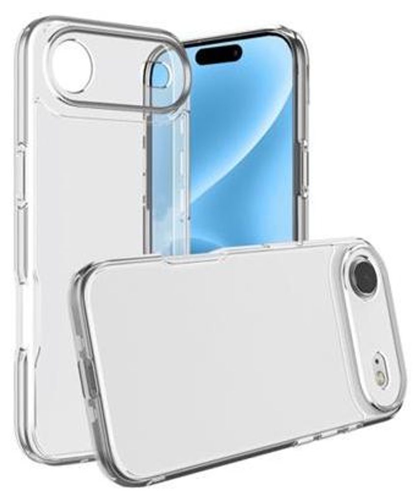 OKKES Slim Silikon-Tasche passend für Apple iPhone 17 Air,transparent