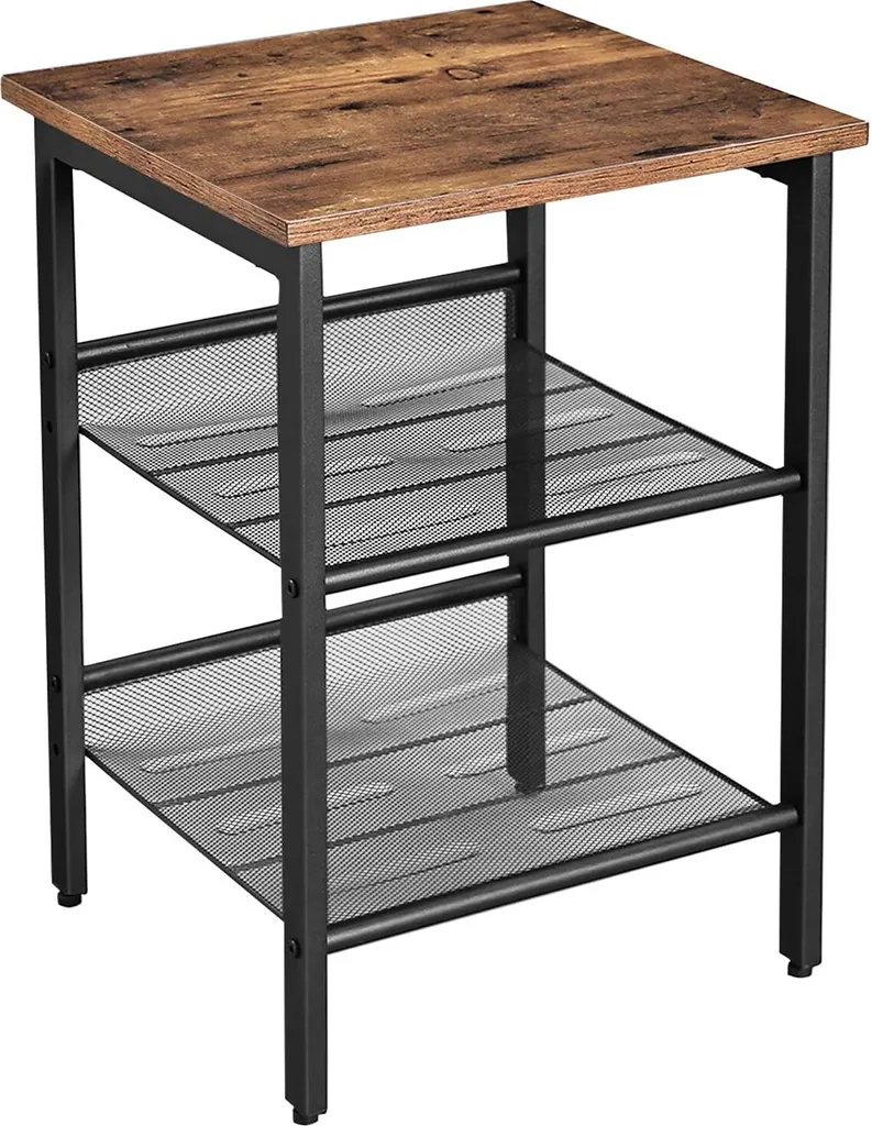Meuble Valora LET23X en bois et métal - Rangement robuste 3 niveaux modulable