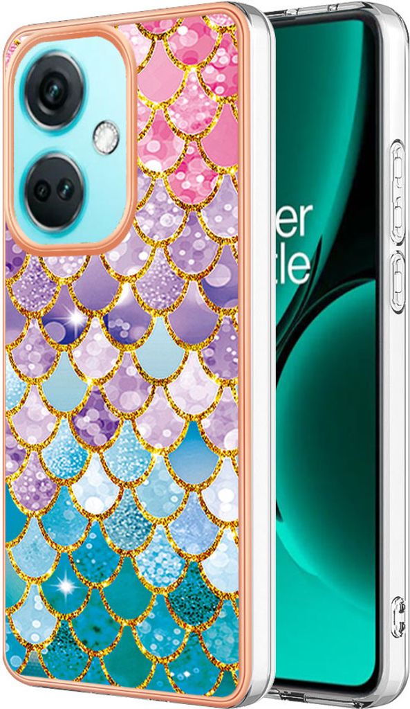 Hülle für OnePlus Nord CE3 Muster TPU Silikon Stoßdämpfer Bumper Schutzhülle Bunt