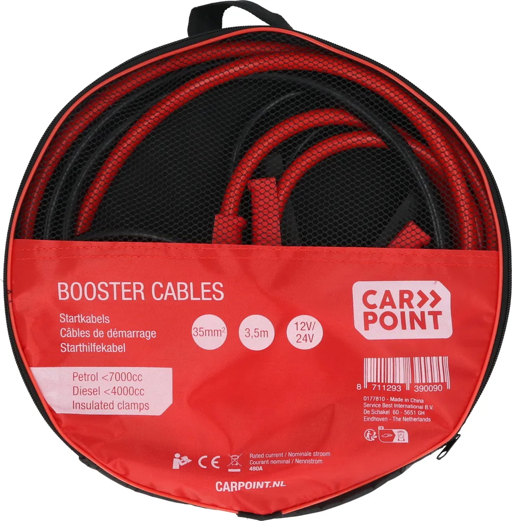 Cavi Avviamento Professionali Carpoint 35mm²: Standard DIN 72553