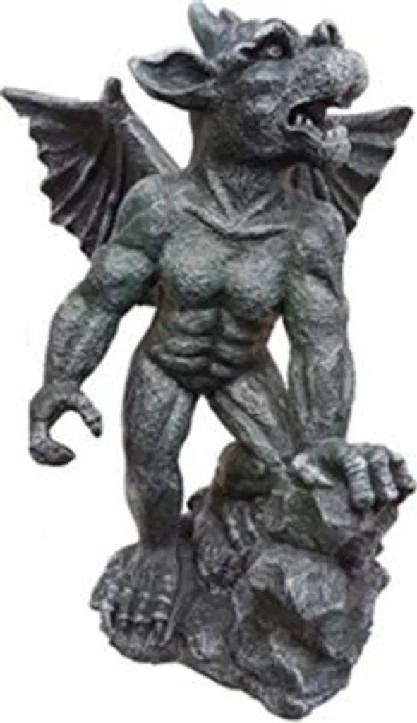 Sculpture Troll Dragon 54 cm G23 - Déco Idéale pour Jardin et Bassin