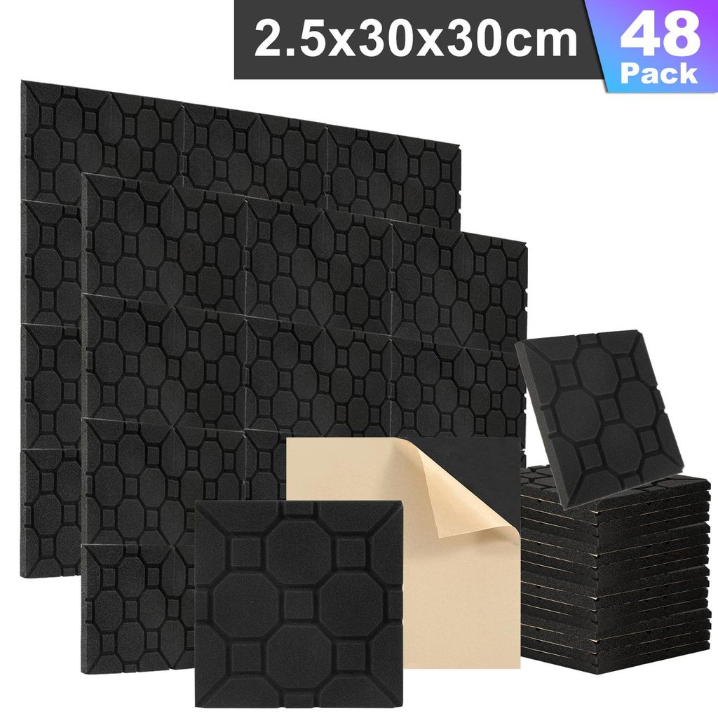 Eikuavons 48 kusů akustických panelů z pěny, akustické Obrázek produktu 