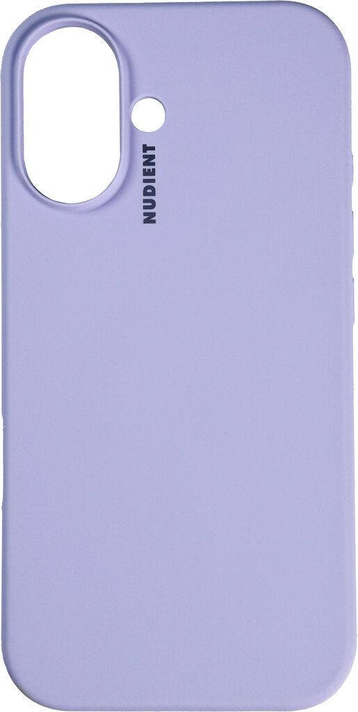 Nudient Base iPhone 16 Plus Silikon Hülle Backcover - Soft Purple