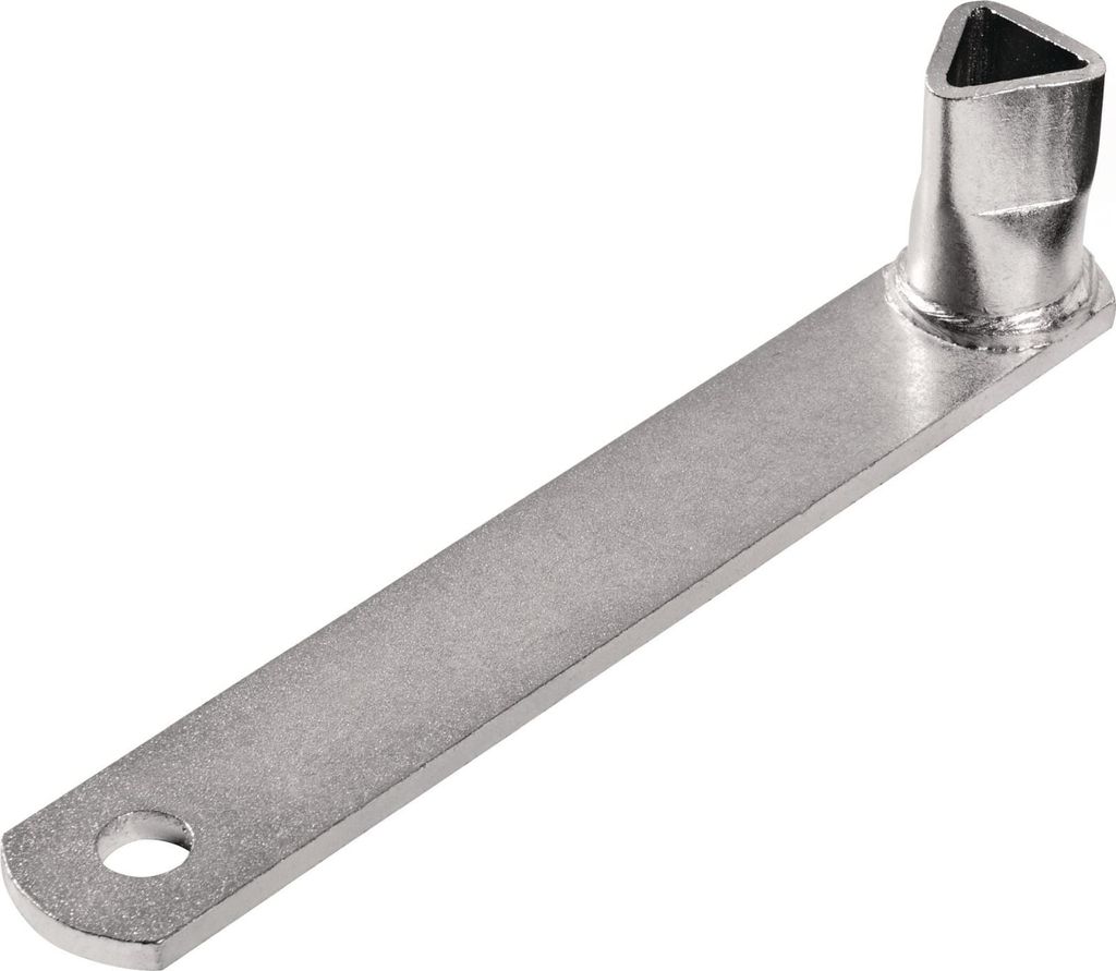 Tecwerk Dreikantschlüssel M12 auf Flacheisen ohne Niet passend für umklappbare Poller - 1 Stk.
