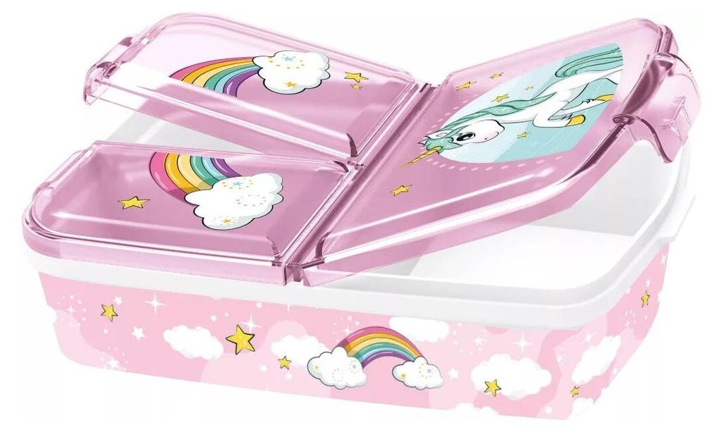 Pudełko na lunch z wieloma przegrodami z serii Einhorn, Zdjęcie produktu 